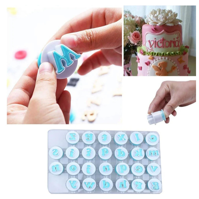 Alphabet And Number Fondant Cake Mold Cookie Cutter DIY Embosser Cutter Cake Biscuit Mold Decorating Tool (3162L) - Image 8