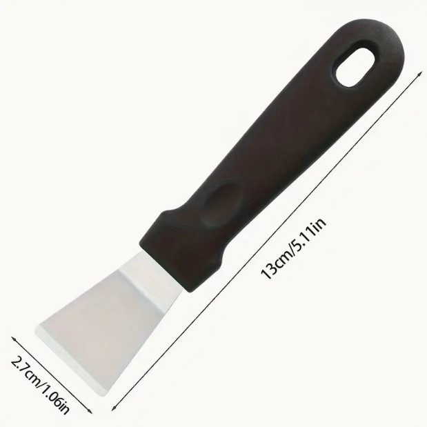 1pc Stainless Steel Straight Curved Shovel Putty Scraper Set Construction Tools Industrial Cleaning Wall Tools(2983L) - Image 9