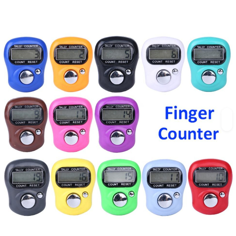 Exquisite Best Islamic Gift Electronic Tasbih Counter Digital LED Finger Ring Tasbeeh Counter Tally Counter (3167L)