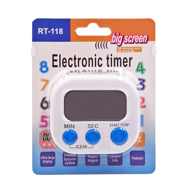 1 Pack Multi-Function Timer Kitchen Baking Large-Screen Digital Reminder Positive Countdown Electronic Timer Alarm(3168L - Image 10