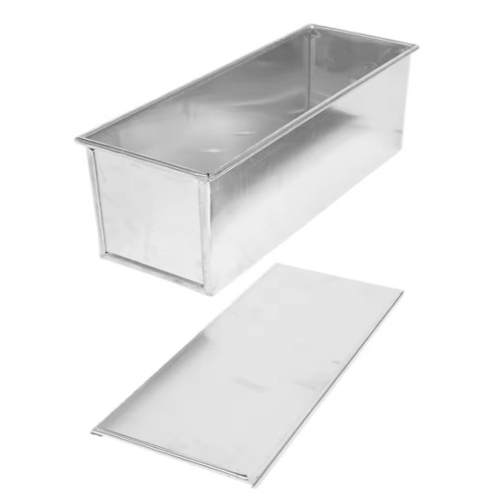 450g/750g Loaf Pan With Cover Bread Baking Mould Cake Toast Non-Stick Toast Box with Lid Aluminized Steel Bread(2266L) - Image 8