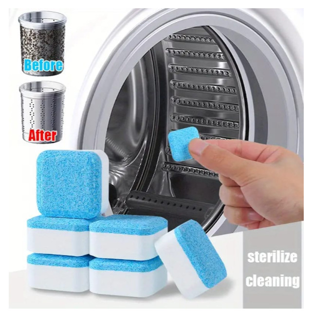 10pcs Tablets Washing Machine Cleaning Effervescent Detergent for Deep Cleaning Laundry Appliances (3175L) - Image 4