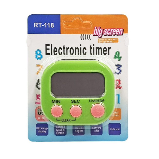 1 Pack Multi-Function Timer Kitchen Baking Large-Screen Digital Reminder Positive Countdown Electronic Timer Alarm(3168L - Image 12