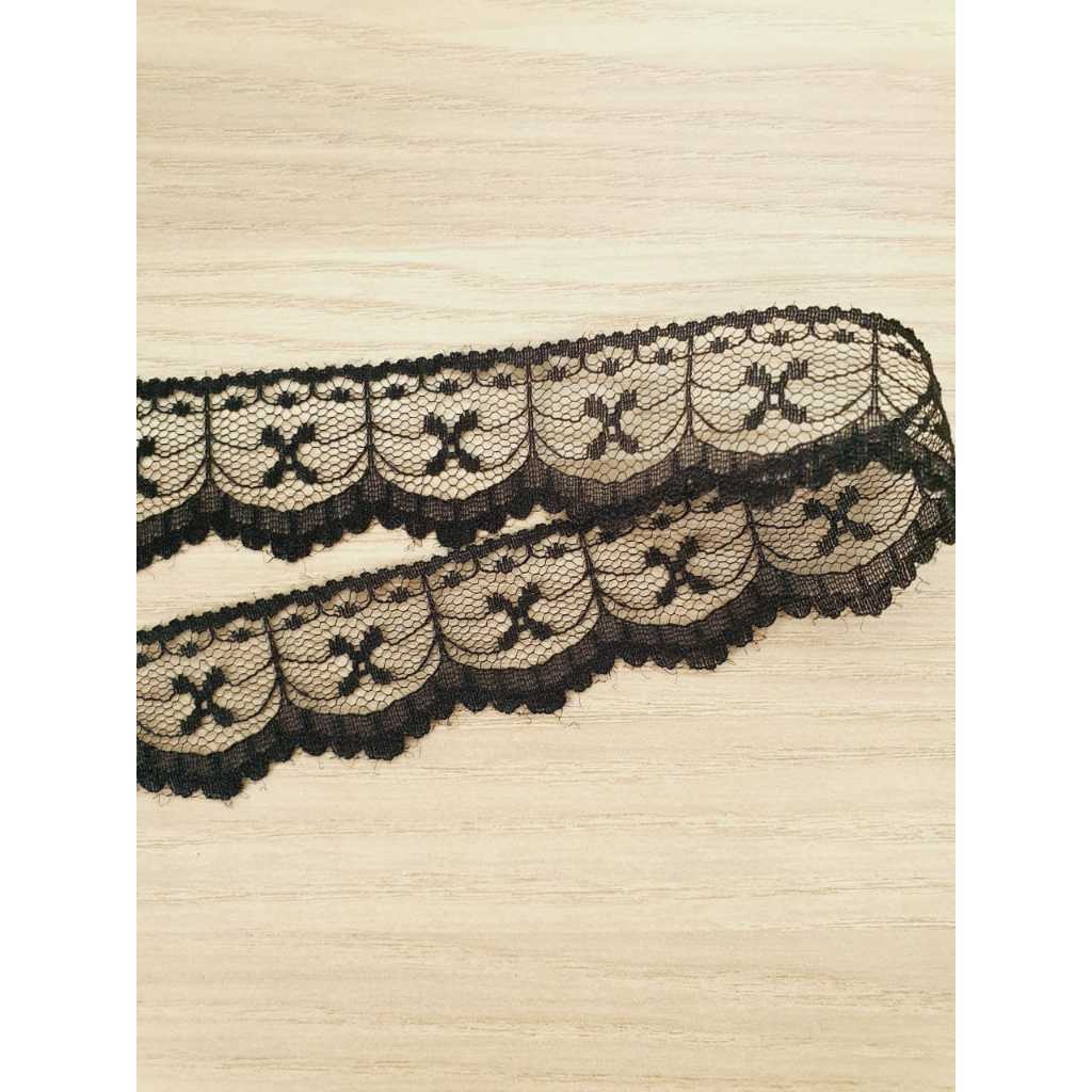 1yard White Lace Ribbon Tape Width 27MM Trim Fabric DIY Embroidered Cord For Sewing Decoration 蕾丝小花花边(2756L) - Image 5