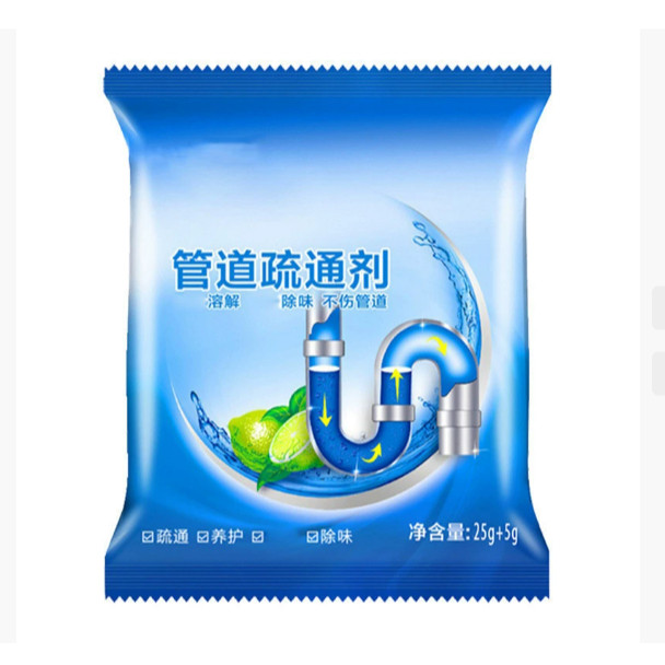 25g Drain Unclogging Powder Sink, Toilet & Kitchen Drain Cleaner Deodorizes, Cleans & Unblocks Grease, Hair (3174L) - Image 9