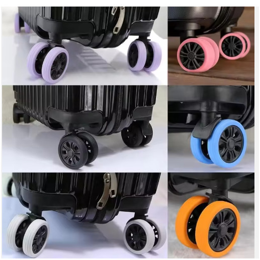 Silicone Rubber Luggage Wheel Covers for Suitcase, Luggage Wheel Protector Covers for Most (3177L) - Image 6