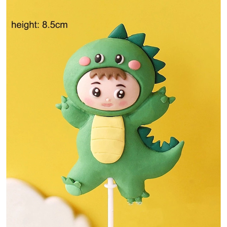 Roar Dinosaur Birthday Cake Topper Happy Birthday Cake Girl Boy 1st Birthday Party Decor (3163L) - Image 12