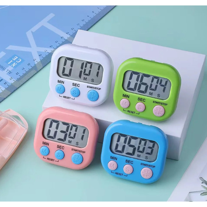 1 Pack Multi-Function Timer Kitchen Baking Large-Screen Digital Reminder Positive Countdown Electronic Timer Alarm(3168L