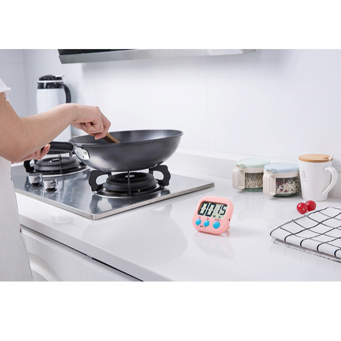 1 Pack Multi-Function Timer Kitchen Baking Large-Screen Digital Reminder Positive Countdown Electronic Timer Alarm(3168L - Image 4