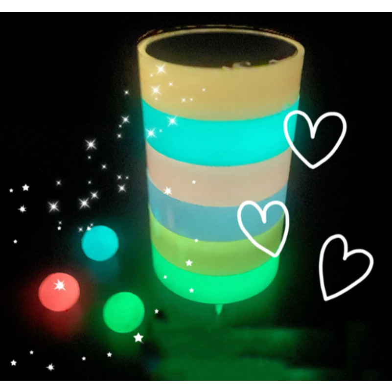 4.8cmX10m Luminous Sticky Ball Rolling Tapes DIY Decompression Relaxing Toy Making Colored (4013L) - Image 7