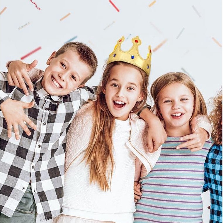 2pc Crown Birthday Hat Birthday Crown Hat Kids and Adult Party Hat Party Crown Hat for Birthday Celebration(1974L) - Image 2