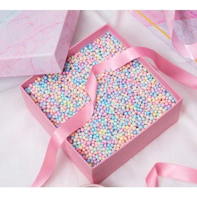 3g Macaron Polystyrene Styrofoam Mini Foam ++ 3pcs European Style Creative Tassel And Joyful(2029L)