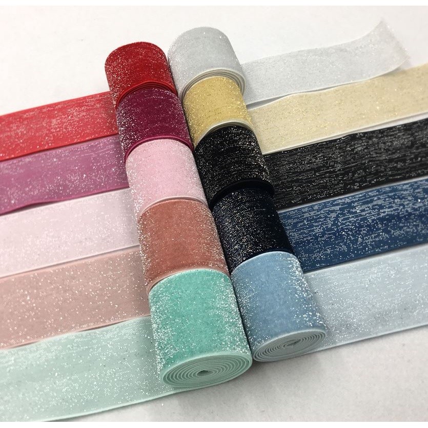 10mm Gold and Silver Wire Velvet Ribbon Wedding Party Decoration Handmade Ribbon Gift Wrapping Hair 葱绒头饰闪亮织带(2074L) - Image 4