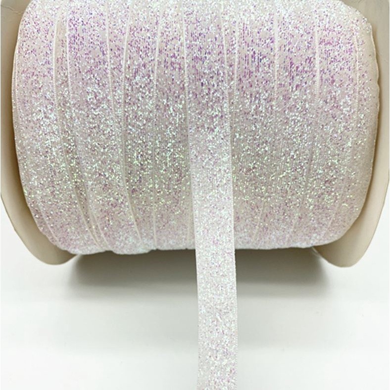 10mm Gold and Silver Wire Velvet Ribbon Wedding Party Decoration Handmade Ribbon Gift Wrapping Hair 葱绒头饰闪亮织带(2074L) - Image 17