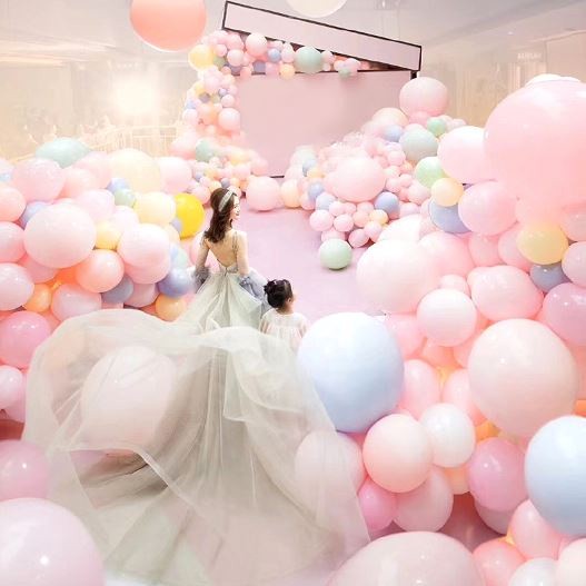 1pc 5 Inch Macarons Color Pastel Candy Balloons Latex Round Helium Balloons For Birthday(2078L) - Image 2