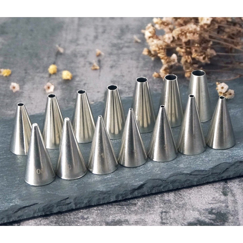 Stainless Steel Decorating Nozzles Icing Tube Pastry Tips Fondant Cake Decorating Sugarcraft Tools Bakeware裱花嘴(2187L)