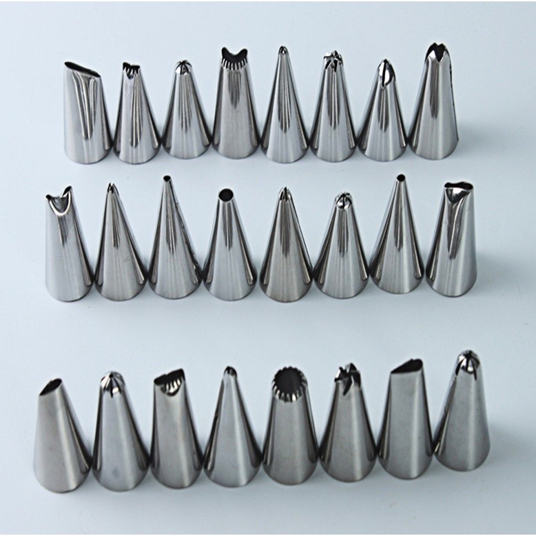 Stainless Steel Decorating Nozzles Icing Tube Pastry Tips Fondant Cake Decorating Sugarcraft Tools Bakeware裱花嘴(2187L) - Image 2