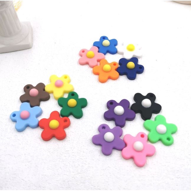 Cross Shoe Accessories Unique DIY Cute Flower Pattern Slippers Shoe Accessories Hole (2168L) - Image 6