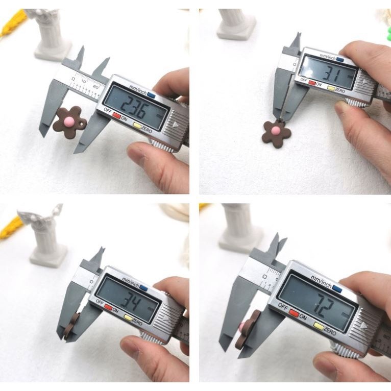 Cross Shoe Accessories Unique DIY Cute Flower Pattern Slippers Shoe Accessories Hole (2168L) - Image 9