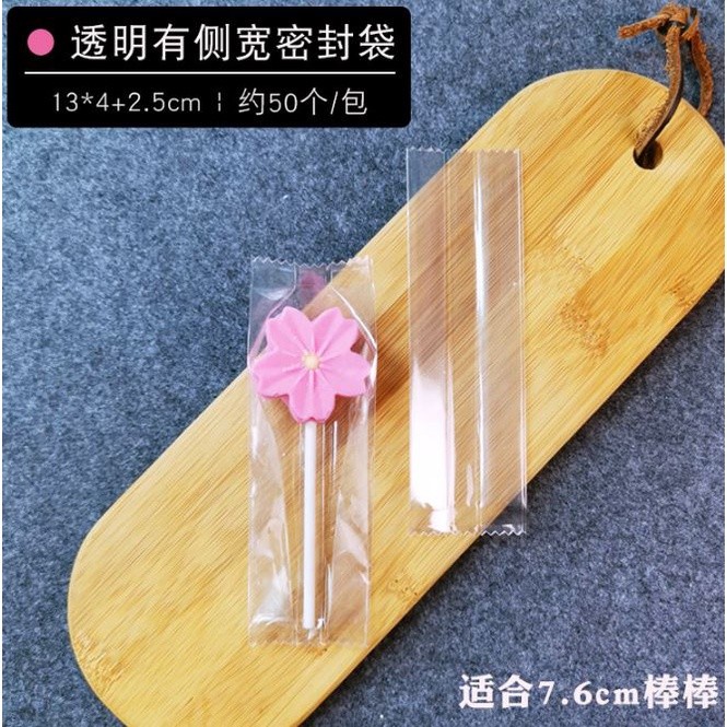 50pcs Thicker Transparent Candy Hot Seal Bag Lollipop Packing Small Cranberry Country Wedding Decoration(2092L) - Image 6