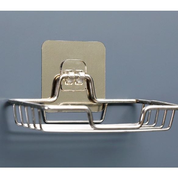 Wall Adhesive Hooks Transparent Wire Shelf Rack Hook Wall Mount Free Punch Kitchen Bathroom Non Trace Stickers(2164L) - Image 5