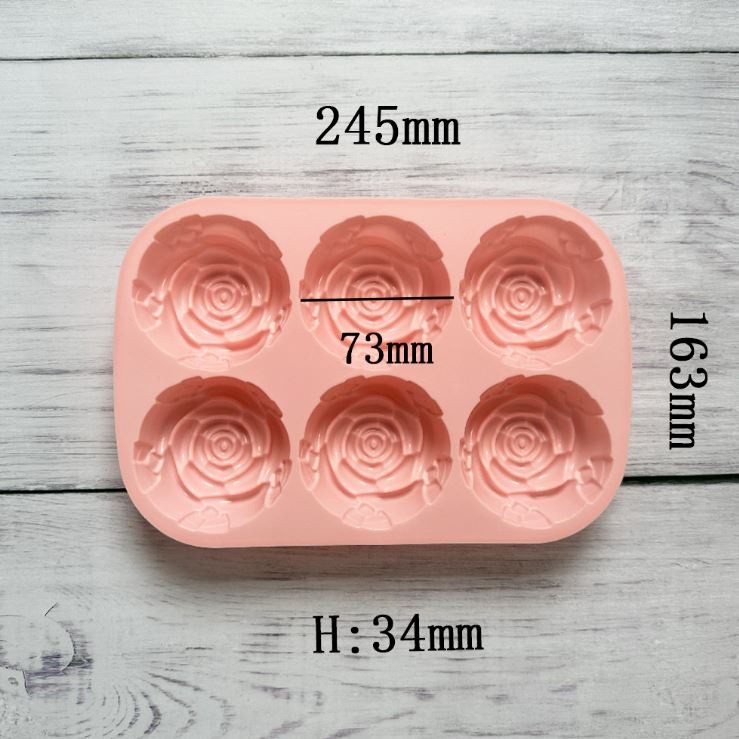 Cake Mousse Mold Silicone Baking Pan Ice Cube Tray Chocolate Candy Jelly Ice Cube Muffin Handmade硅胶模具(2178L) - Image 4