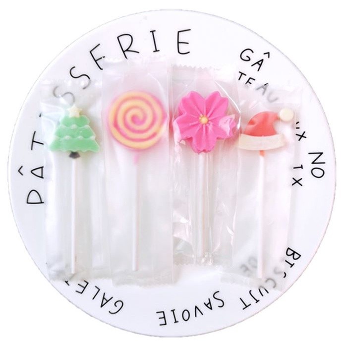 50pcs Thicker Transparent Candy Hot Seal Bag Lollipop Packing Small Cranberry Country Wedding Decoration(2092L) - Image 3