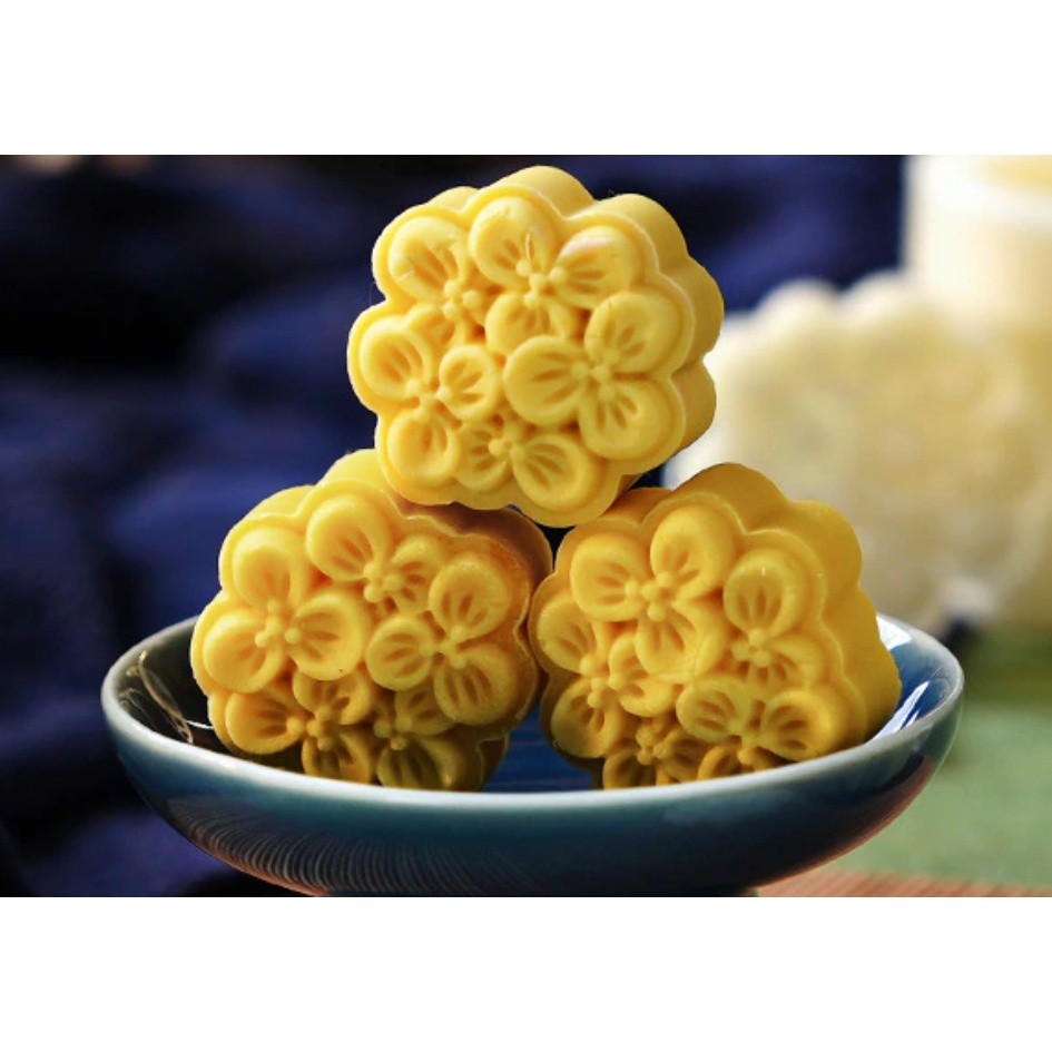 Mini mung bean cake mold month osmanthus 15g-25g frosted moon cake mold pastry hand-pressed household桂花月饼模具 (2219L) - Image 8