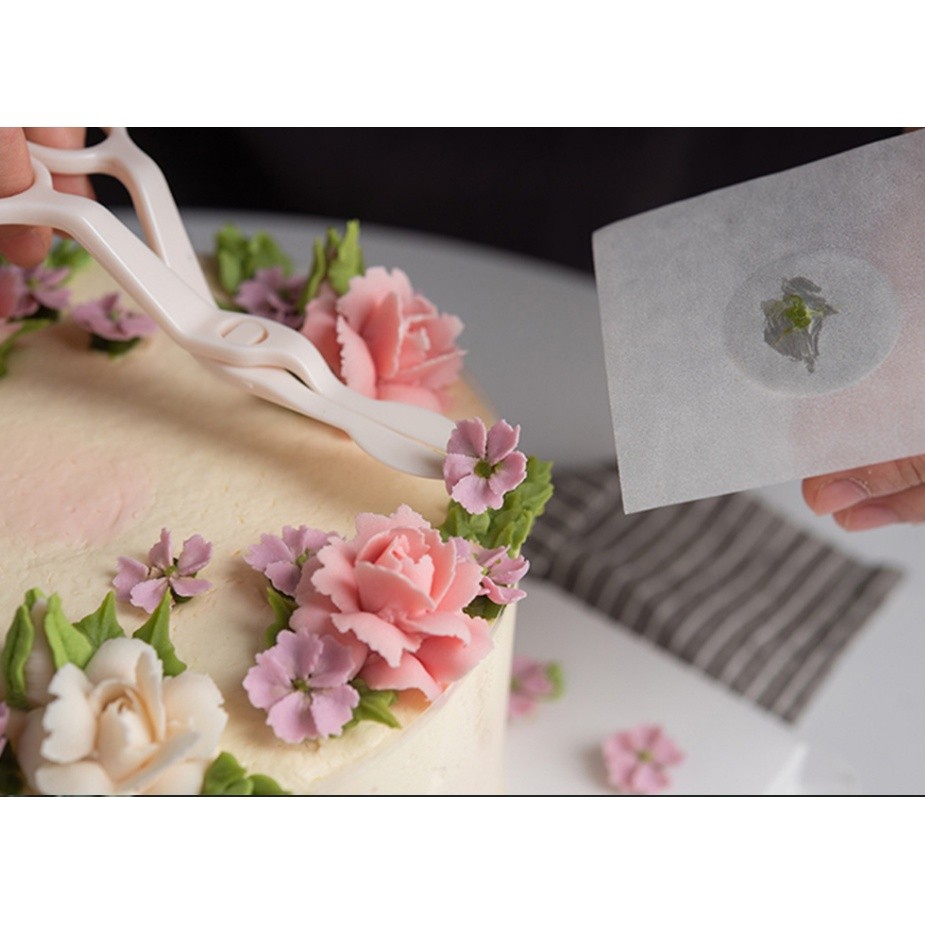1Pc Flower Scissor Lifter Fondant Cream Transfer Baking Pastry Kitchen 裱花剪(2183L)
