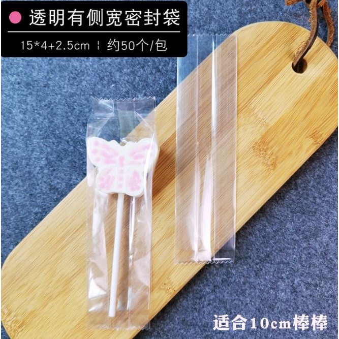 50pcs Thicker Transparent Candy Hot Seal Bag Lollipop Packing Small Cranberry Country Wedding Decoration(2092L) - Image 7