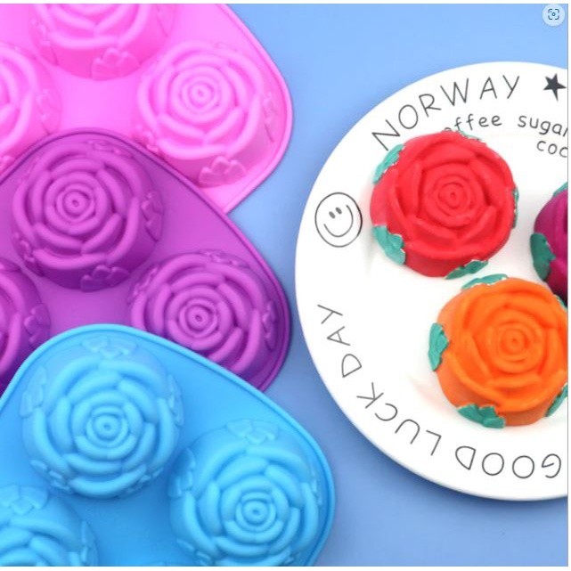 Cake Mousse Mold Silicone Baking Pan Ice Cube Tray Chocolate Candy Jelly Ice Cube Muffin Handmade硅胶模具(2178L)