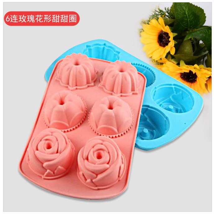 Cake Mousse Mold Silicone Baking Pan Ice Cube Tray Chocolate Candy Jelly Ice Cube Muffin Handmade硅胶模具(2178L) - Image 8