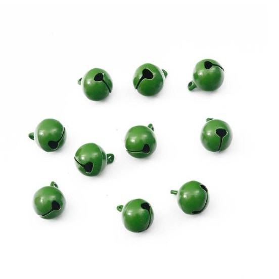 5pcs 14mm Candy Color Mini Jingle Bell Pendants for Diy Metal Pet Keychain Accessories Christmas Tree Decor(2180L) - Image 14