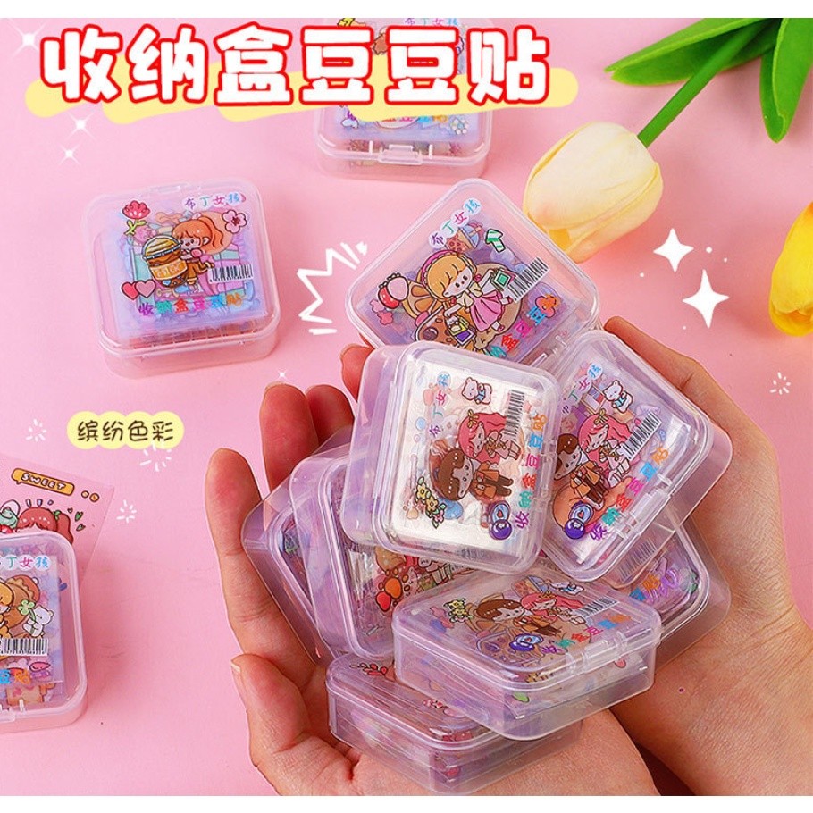 Random 1 Box Mixed Cartoon Stickers Waterproof Sticker Decals for Kids Toys 透明贴纸(2413L) - Image 10
