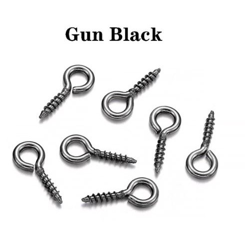 10/20pcs Small Tiny Mini Eye Pins Eyepins Hooks Eyelets Screw Threaded Stainless Steel Clasp Hook Jewelry Finding(2272L) - Image 16