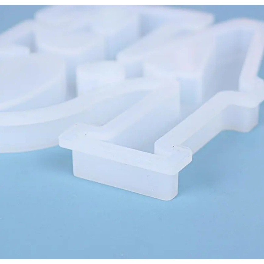 Irregular Love Word Pendant Ornament Silicone Mold Letter Sign Epoxy Casting Mould for DIY Craft Desk Table 硅胶模具(2276L) - Image 8