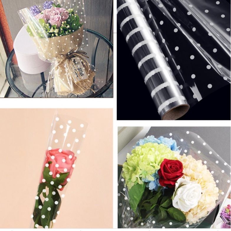 1roll Cellophane Wrap 2.3 & 4.70 Mil Thickness Cellophane Wrap Clear Cellophane Bags to Wrap Gift Baskets (2278L)