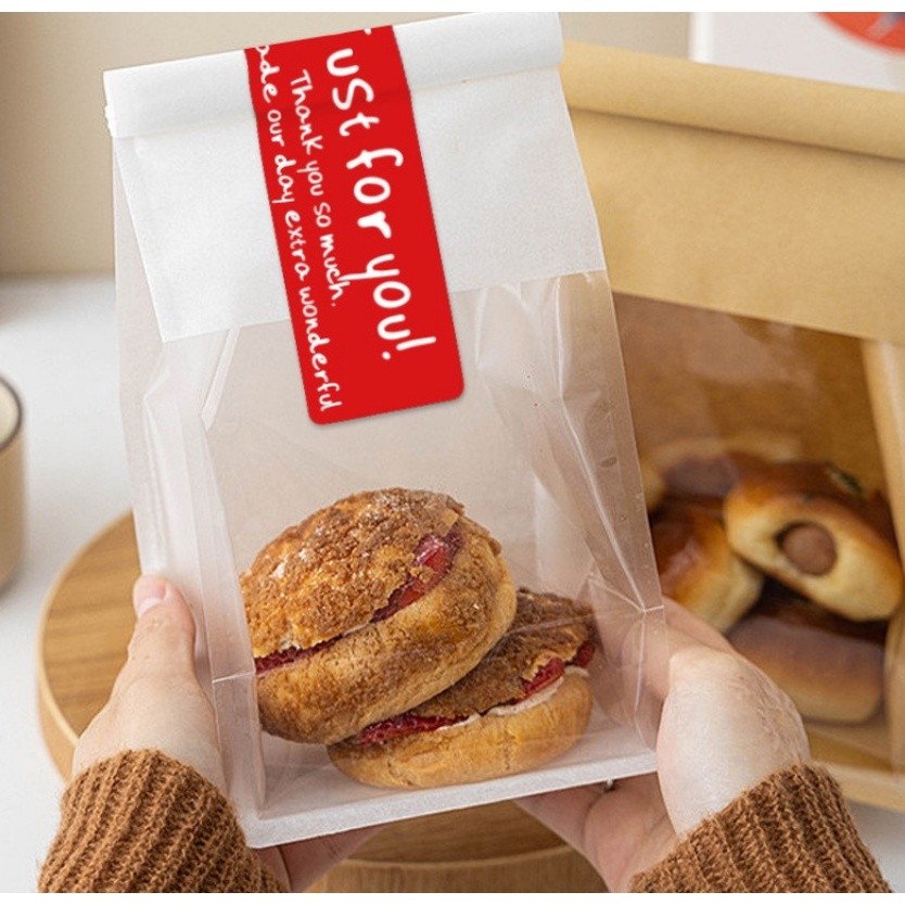 20pcs/1Sheet Just For You Stickers Red Decorative Seal Labels For Handmade Goods,envelope 标签贴红绿爱心(2289L) - Image 6