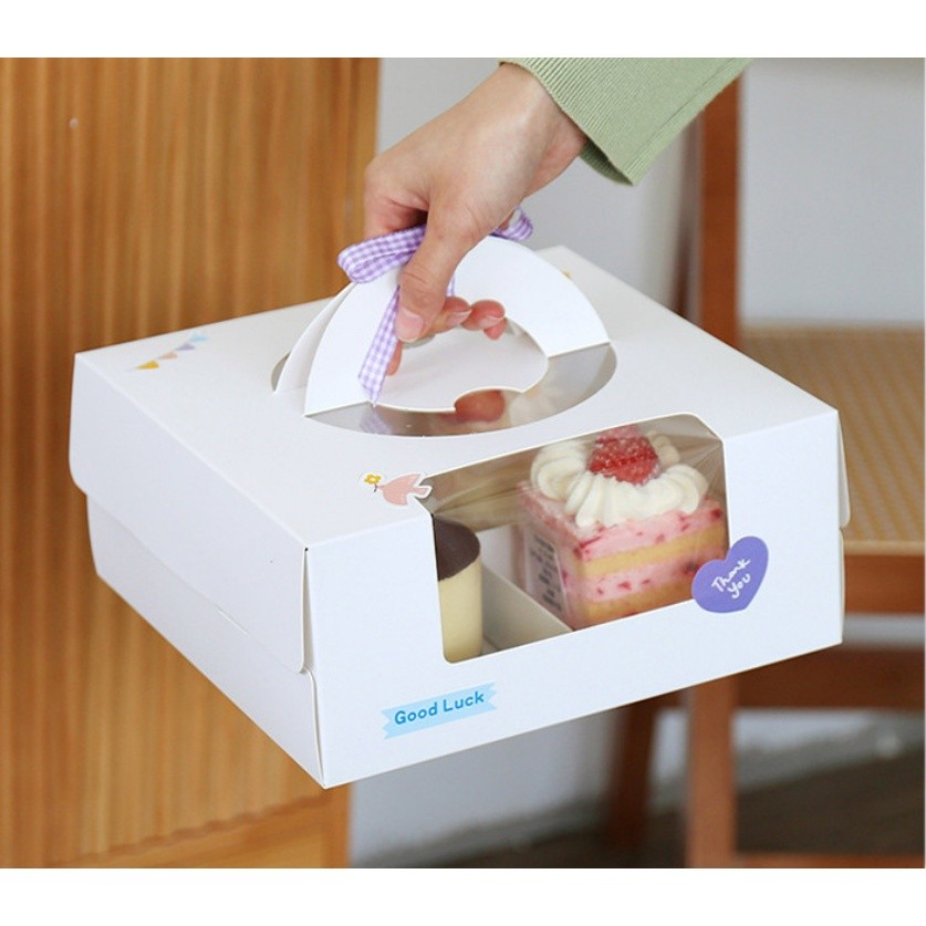 1pc Mousse Cake Packaging Transparent Boxes Handmade Cake Dessert Wedding Birthday Party Favor Gift Decoration盒子(2301L) - Image 7