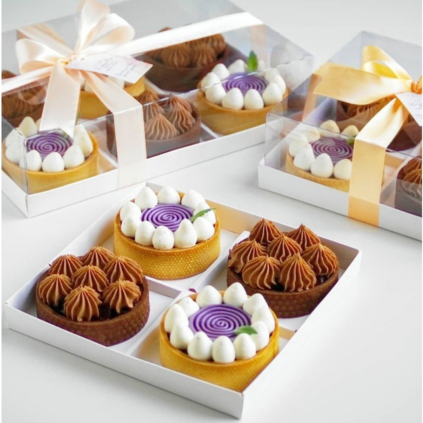 1pc Mousse Cake Musavat Transparent Packing Box Afternoon Tea Pastry Baking Birthday Wedding Party Decor盒子蛋糕盒(2300L)