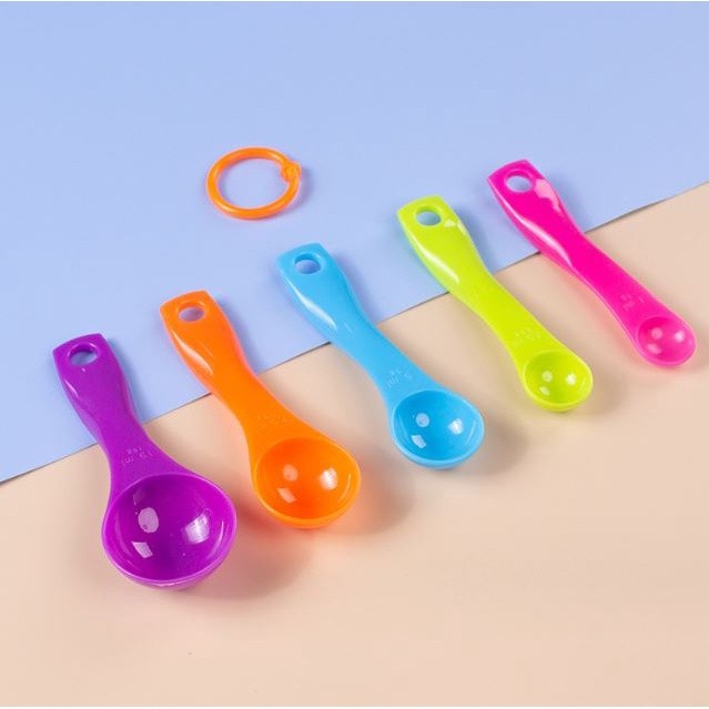 5pcs/set Kitchen household set of graduated gram quantity spoons, salt control measuring spoons, baking tools (2309L) - Image 2