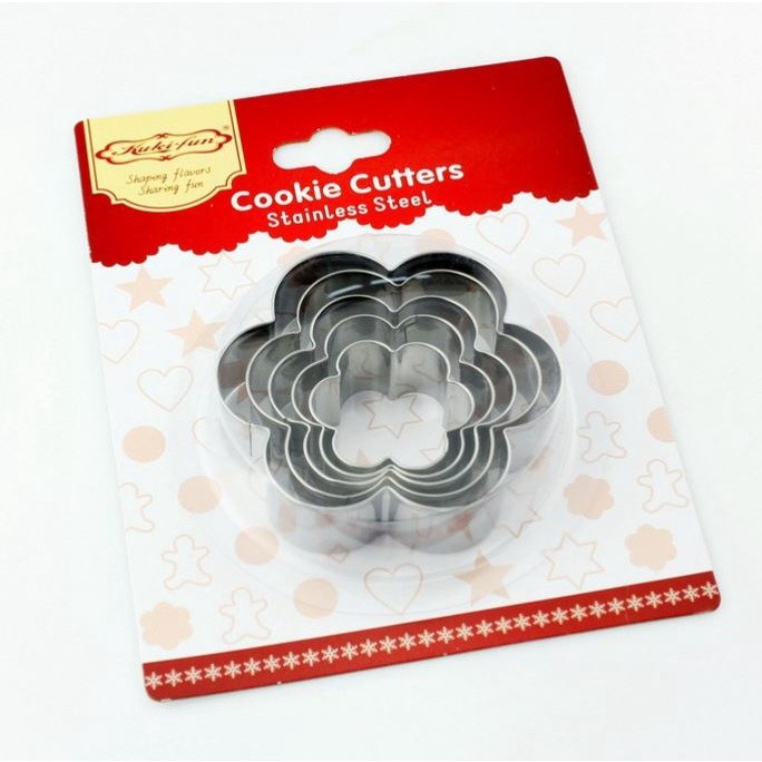 5 pcs/lot Plum Flower Cookie Cutter Stamp Sugarcraf Decor Cake Tools Biscuit Mold Christmas Cutter Fondant Decor(2312L) - Image 6