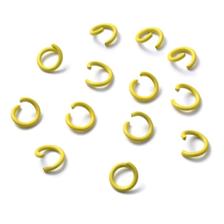 20pcs 8mm open Jump Rings Split Rings Connectors for DIY Jewelry Findings Making bracelet necklace earring (2502L) - Image 19