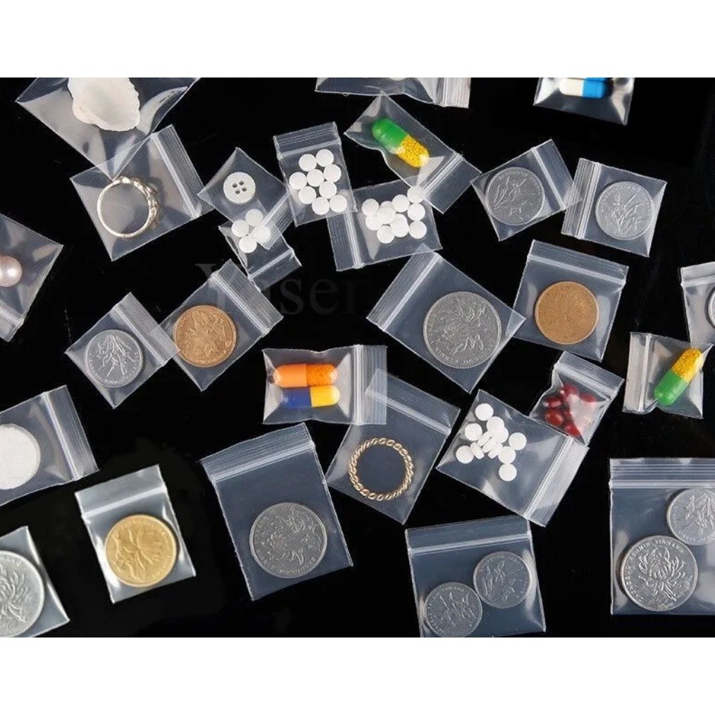100pcs 4x6cm Plastic Sealing Bags Thicken Clear Resealable Zipper Lock Mini Bag Storage Jewelry Nuts Fresh 透明自封袋(2701L) - Image 6