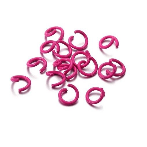 20pcs 8mm open Jump Rings Split Rings Connectors for DIY Jewelry Findings Making bracelet necklace earring (2502L) - Image 8