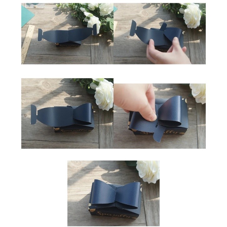 1pc Bow Paper Box As Soap Cookie Candy Little Gift Packaging Raya New Year Christmas Wedding曲奇饼干巧克力包装盒(2765L) - Image 9