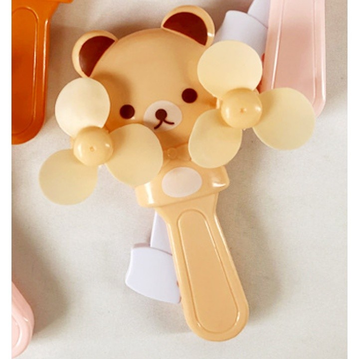 1pc Mini Portable Fan Child Portable Hand Pressure Fan Cute Creative Cartoon Small Fan with Protective Cover手压小风扇(2389L) - Image 11