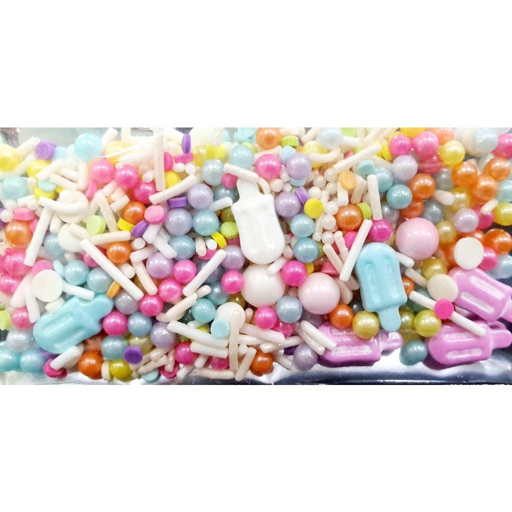 20g Wholesales Price Sprinkles Cake Decoration Halal Certified Gula Manik Kek Murah Cake Topping Sprinkle食用烘焙蛋糕糖珠(2620L) - Image 10