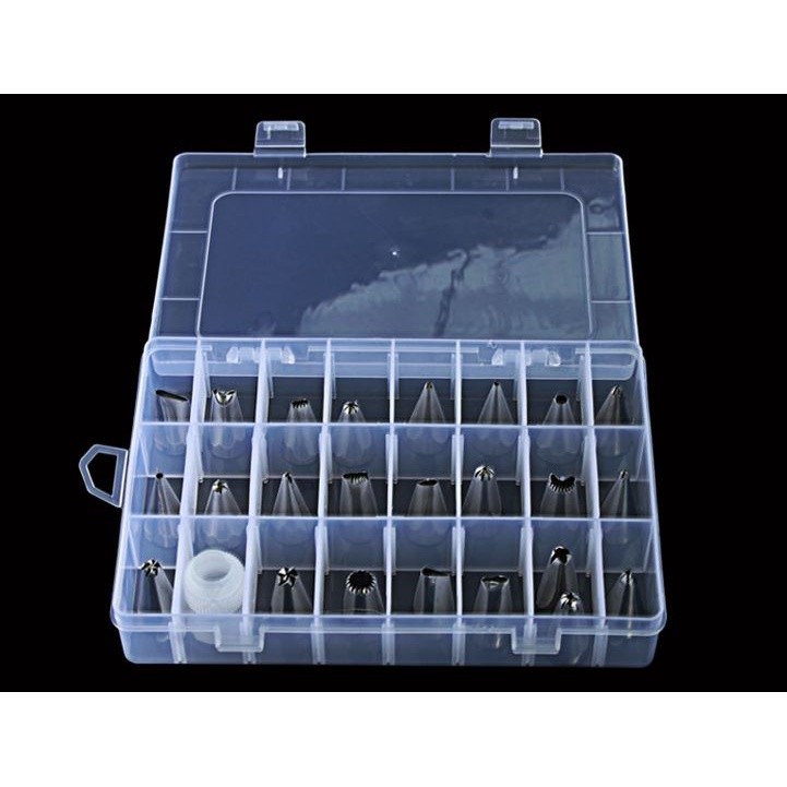 24 Heads Plastic Boxed Stainless Steel Framing Nozzle Set Converter Framing Bag (2370L) - Image 5