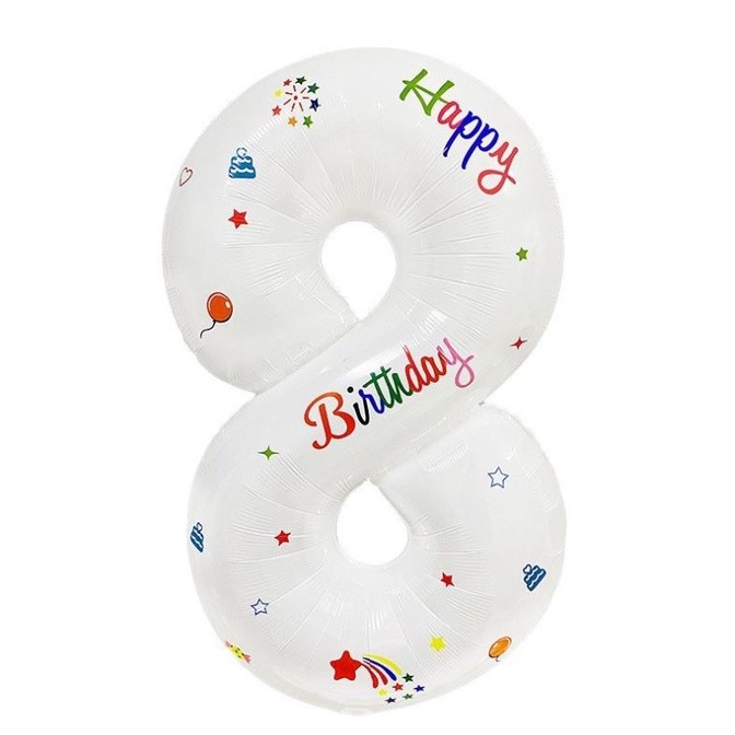 32Inch Number Balloons Wedding Party Birthday Decoration Digital Balloon Foil Balloon Baby Shower Decorations (2581L) - Image 7